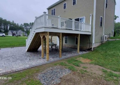 Deck Porch Construction Fiske Construction Co Plympton MA 16