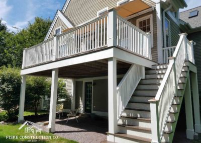 Deck Porch Construction Fiske Construction Co Plympton MA 21