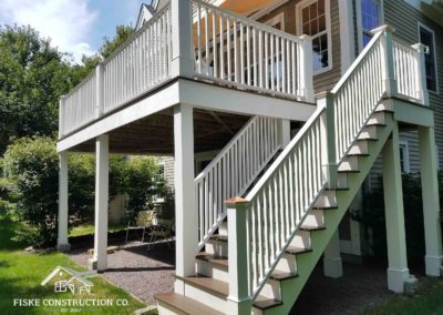 Deck Porch Construction Fiske Construction Co Plympton MA 23